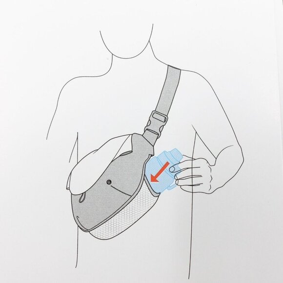 Lululemon Curved Crossbody 3L Black OS - Picture 12 of 16